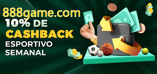 10% de bônus de cashback na 888game.com